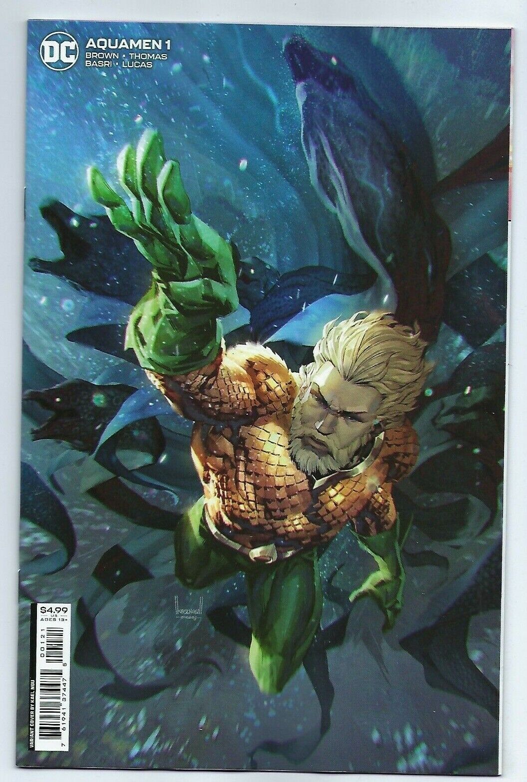 DC Comics AQUAMEN #1 first printing cover B
