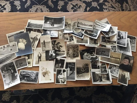 Antique and Vintage Original Photographs set of 50  (batch #4)
