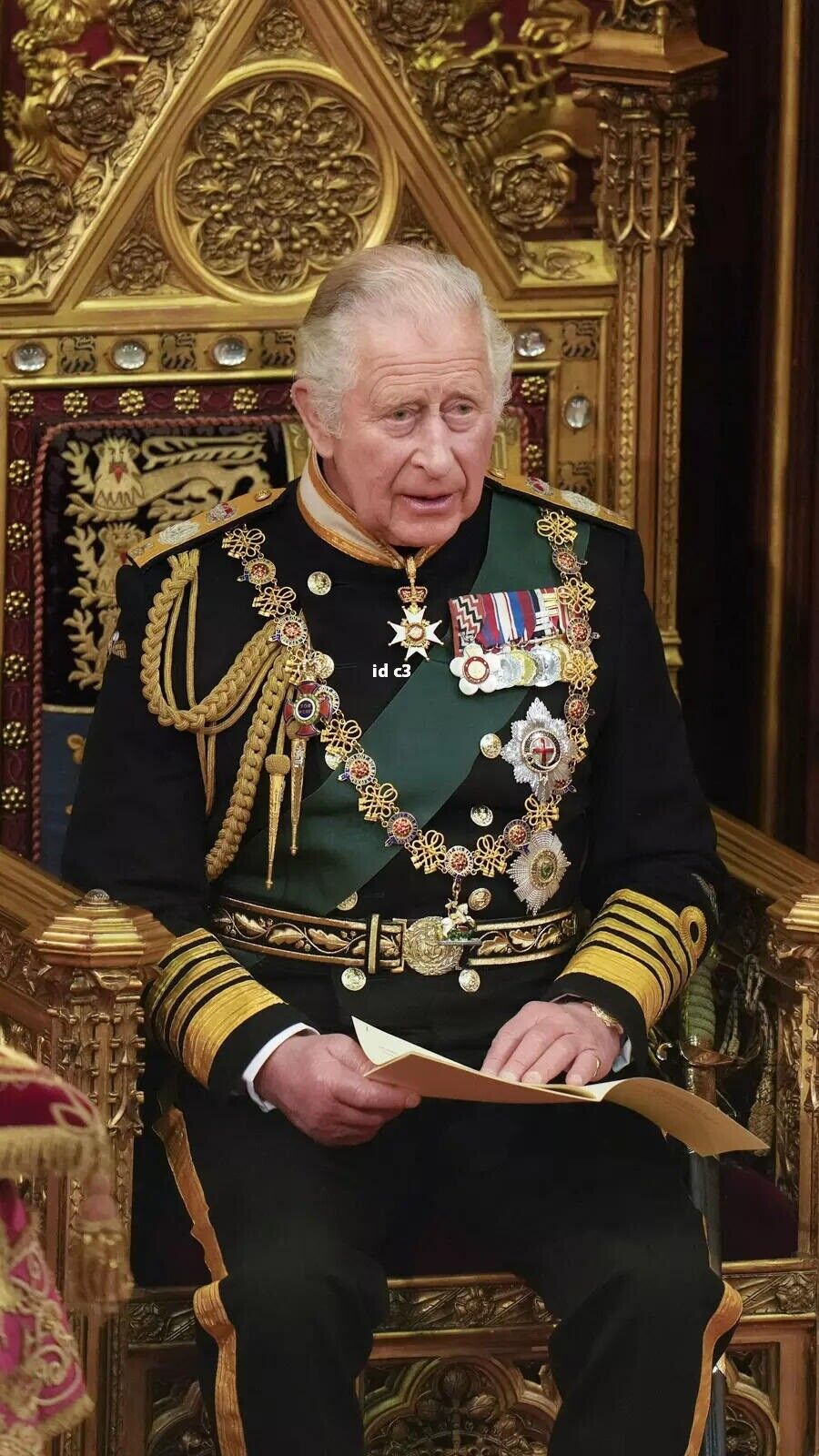 his majesty the king Charles iii(v)