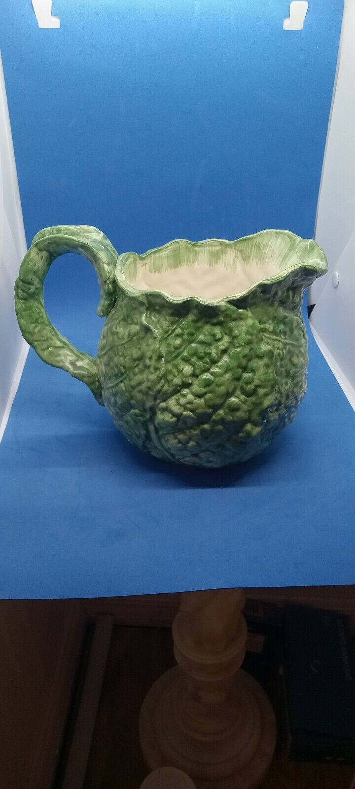 Whimsical Fritz and Floyd Cabbage Pitcher