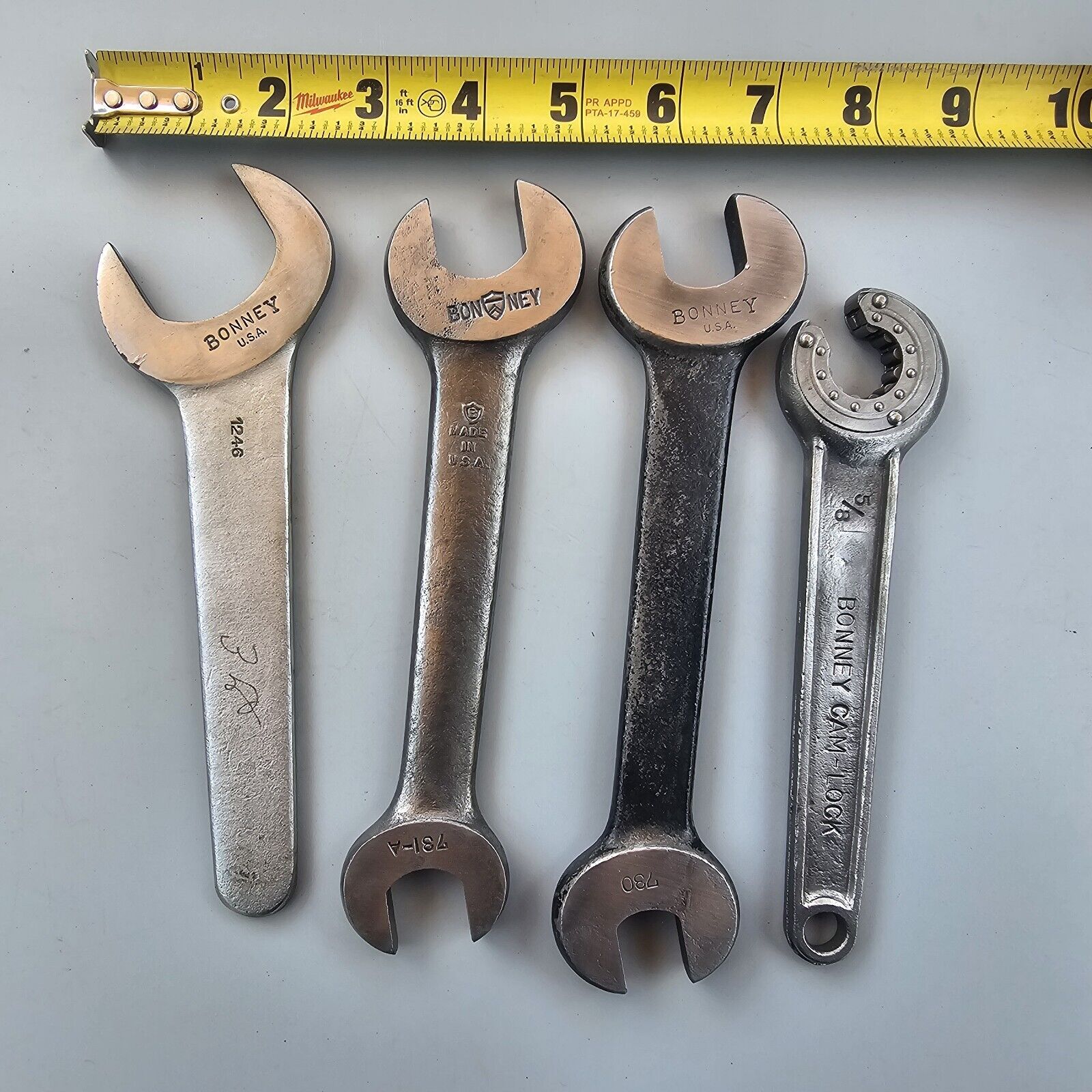 Vintage Bonney Wrenches Lot Of 4