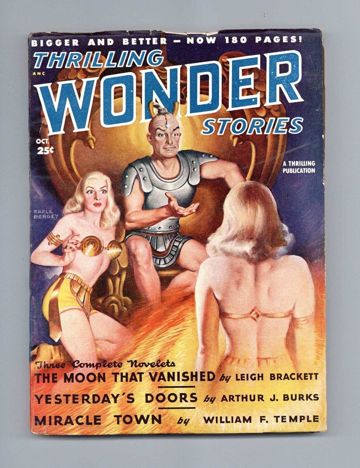 Thrilling Wonder Stories Pulp Oct 1948 Vol. 33 #1 FN/VF 7.0