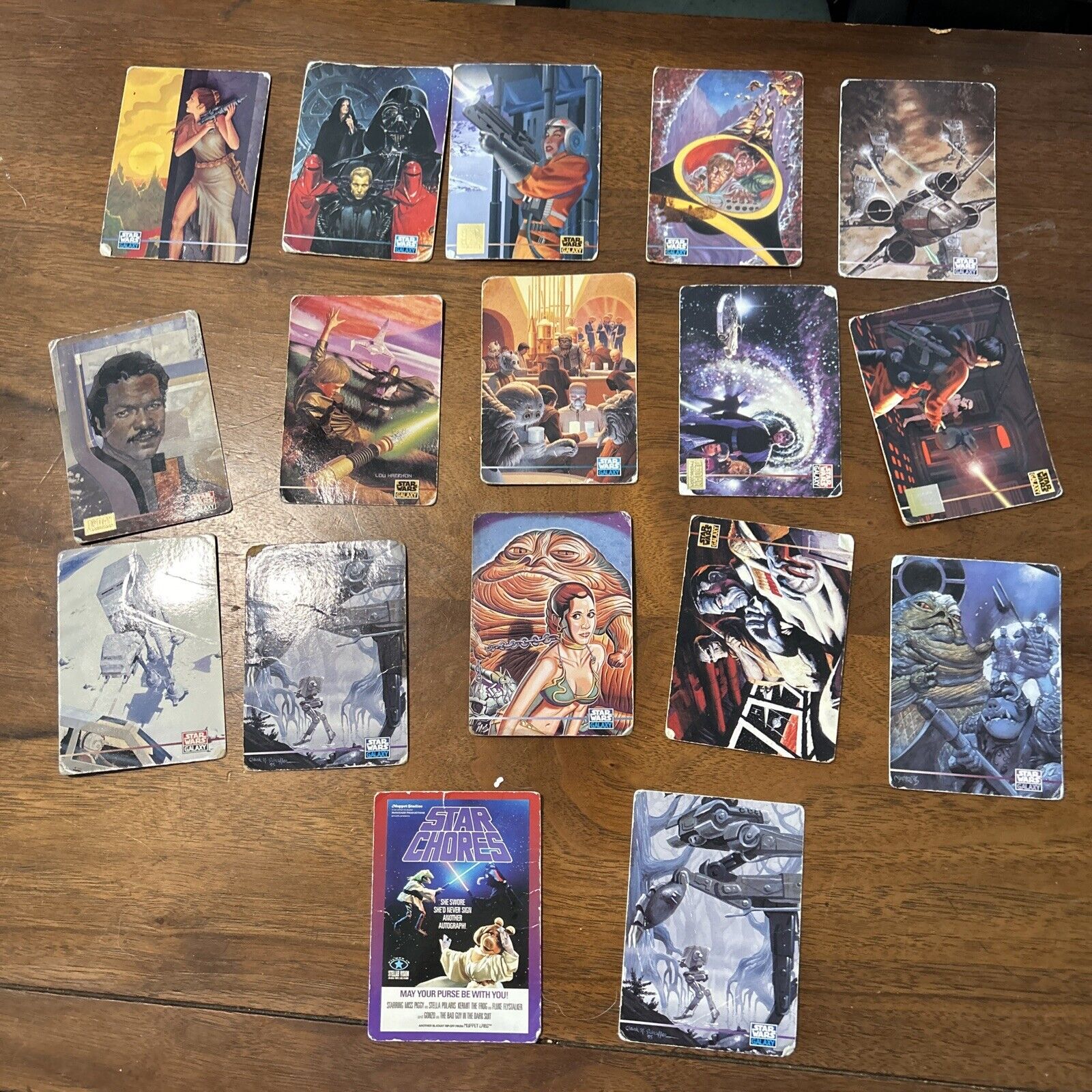 Star Wars Galaxy Series Vtg 1995 Topps Cards