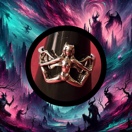 Authentic Demonic Possessed Ring REAL Haunted Zellez: Demon of Addictions