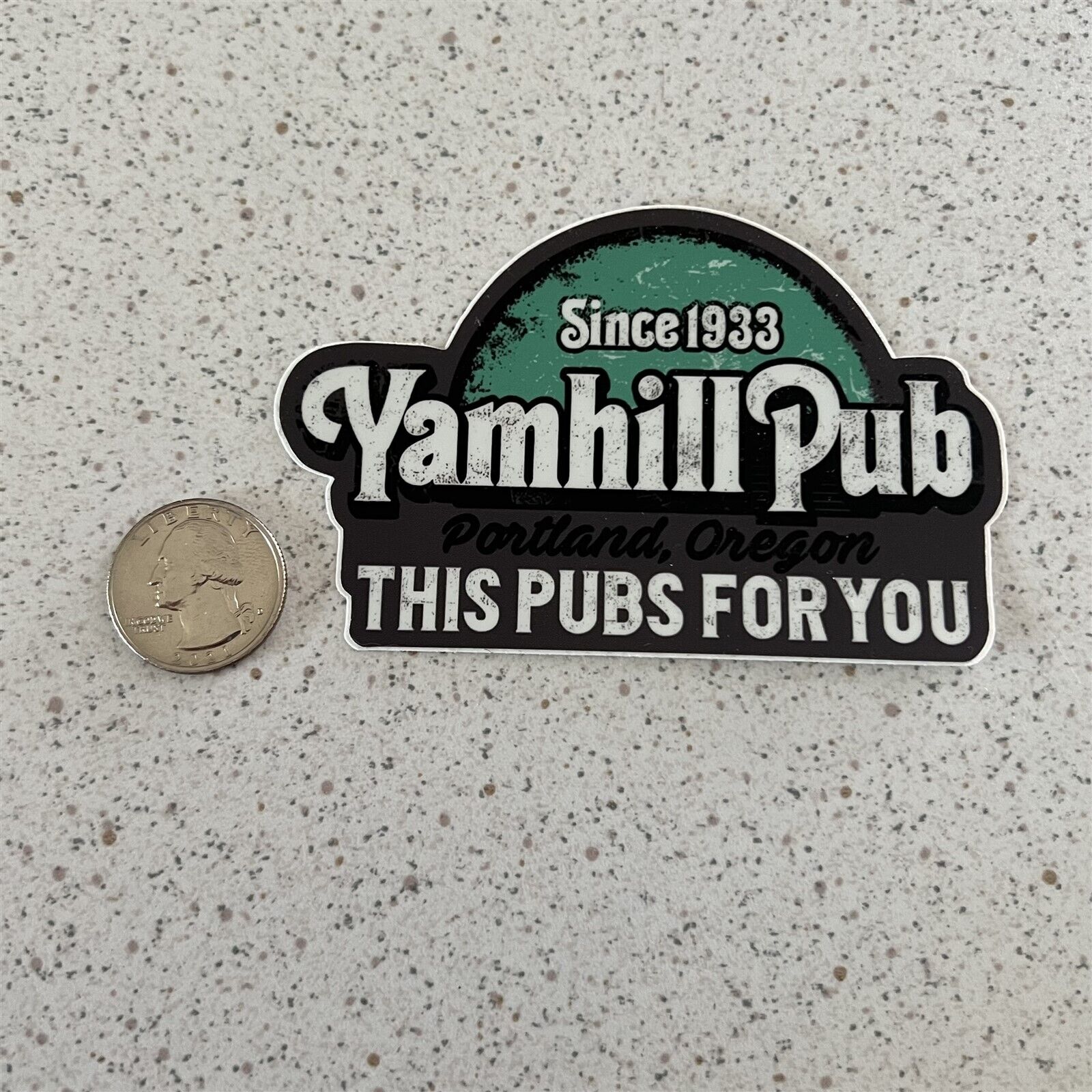 Dive Bar Shirt Club Yamhill Pub Portland Oregon Sticker Decal 