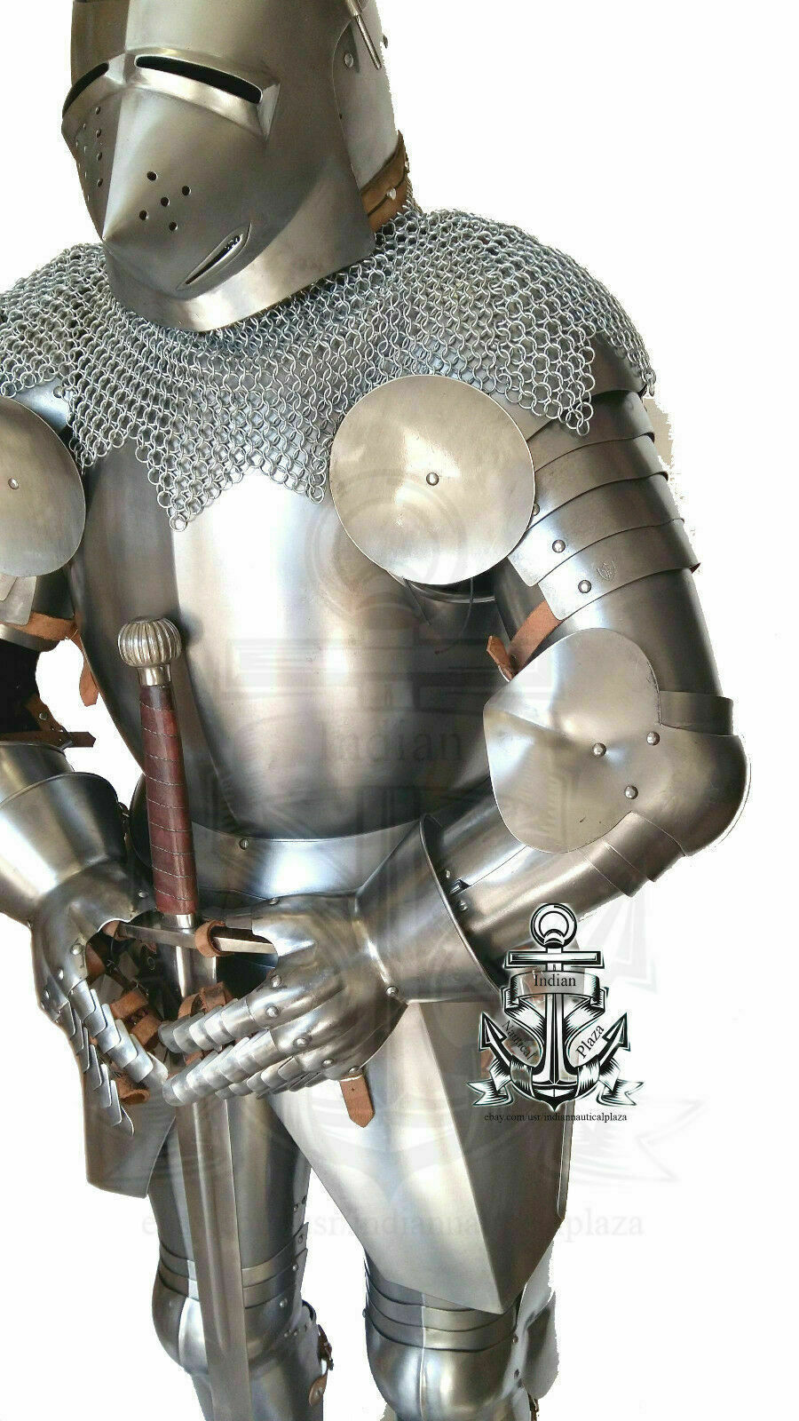 Medieval Knight Suit Of Armor Full Body Armour Suit With Sword Pig Face Helmet