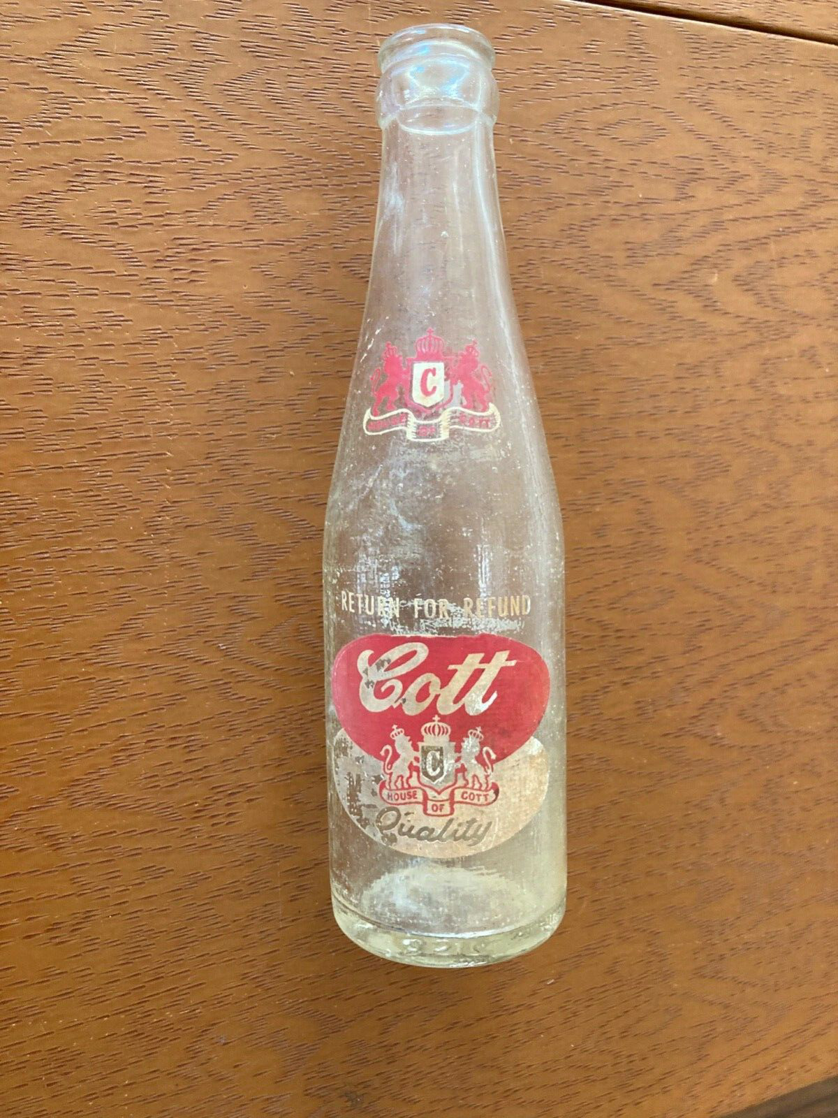 Vintage Cott Soda Bottle  Manchester, New Hampshire 50's/60's?