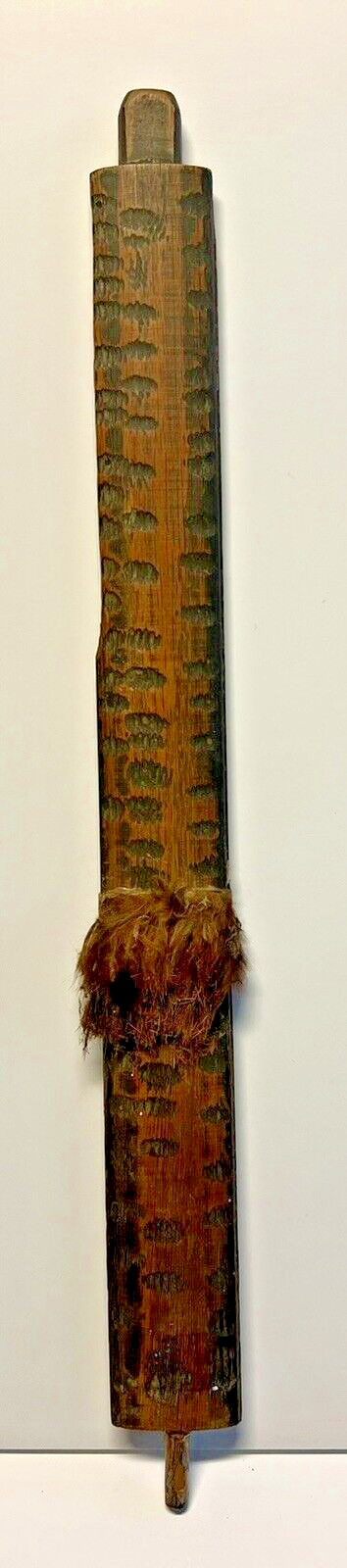Native American Indian Pipe Wood Stem (No Pipe); 1880s to 1920s; 16 Inches Long