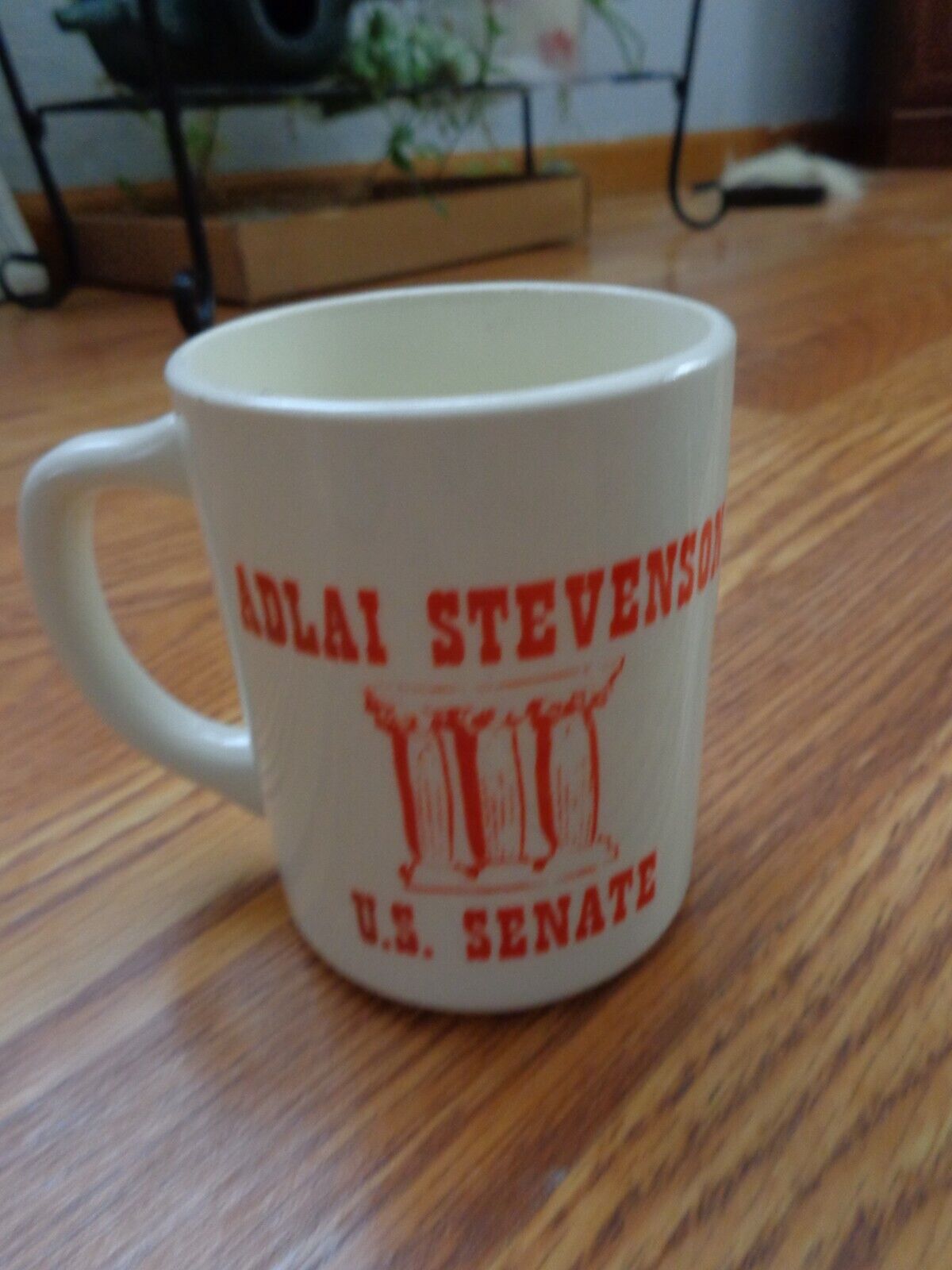Vintage Adlai Stevenson U.S. Senate Coffee Mug  