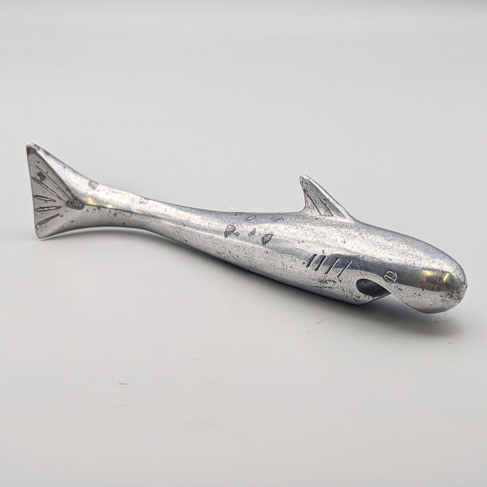 Vintage Bar-A-Cuda Shark Fish Cast Aluminum 7\