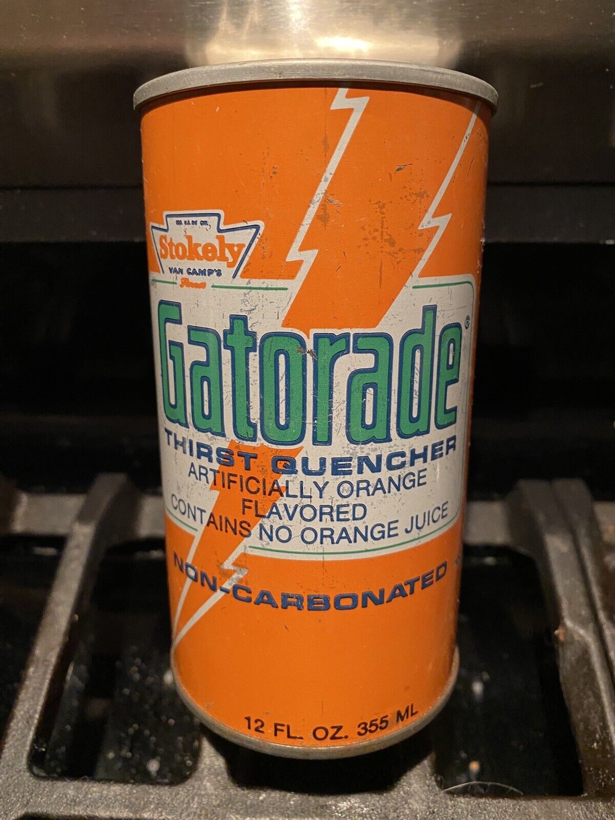 GATORADE ORANGE 🍊THIRST QUENCHER S/S 1979 SWEET EXAMPLE DRINK 🥤 CAN