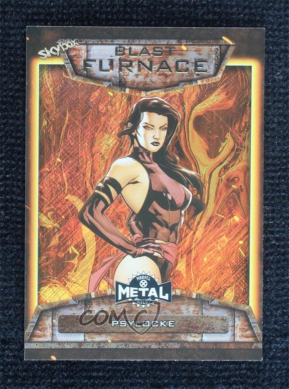 2020 Upper Deck Marvel X-Men Metal Universe Blast Furnace Psylocke #B-16 h8p
