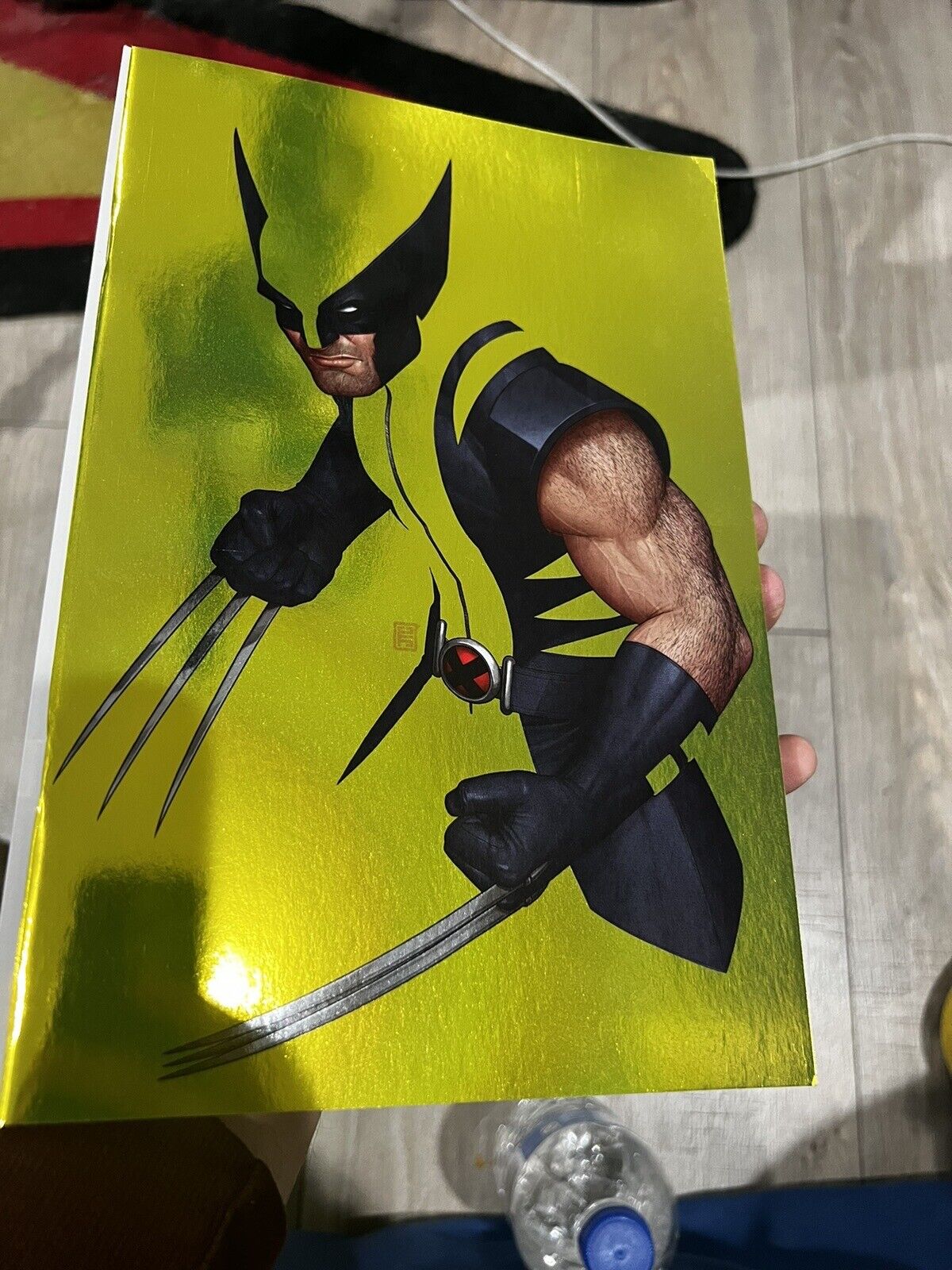 WOLVERINE #1 MEXICAN FOIL NEGATIVE SPACE VARIANT IN HAND