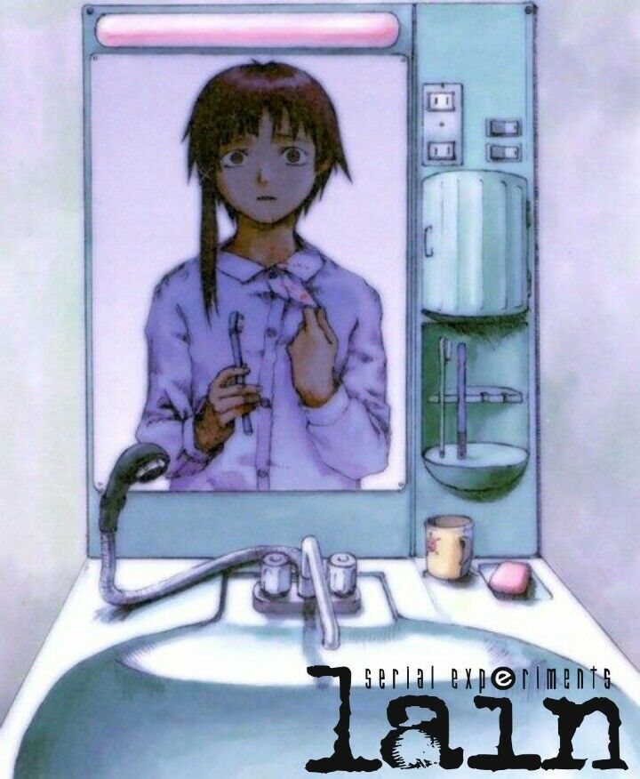 Serial Experiments Lain Poster Rare Illustration by Yoshitoshi ABe