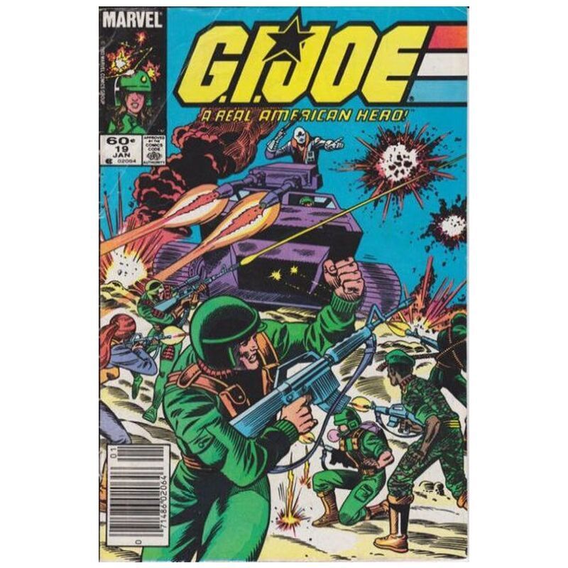 G.I. Joe: A Real American Hero (1982 series) #19 Newsstand in VF. [f~