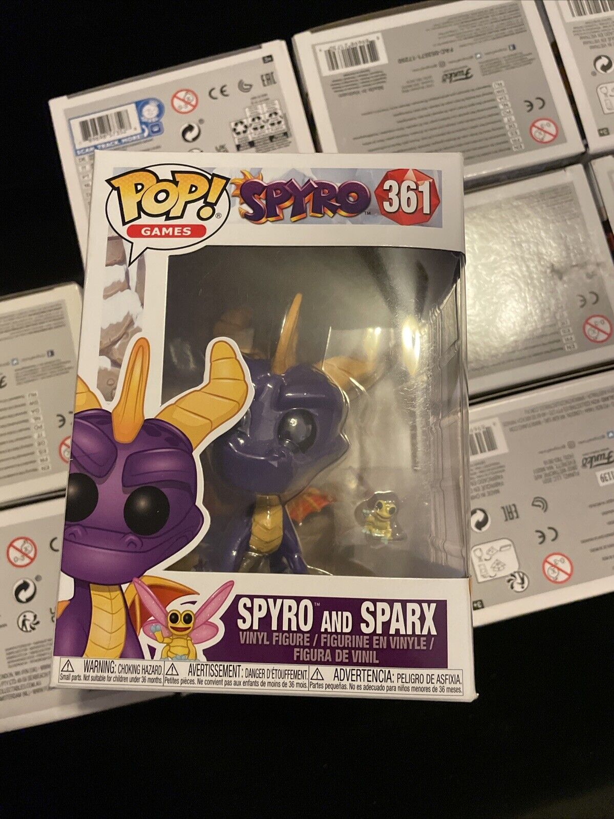 Funko Pop Vinyl: Spyro - Spyro the Dragon (w/ Sparx) #361