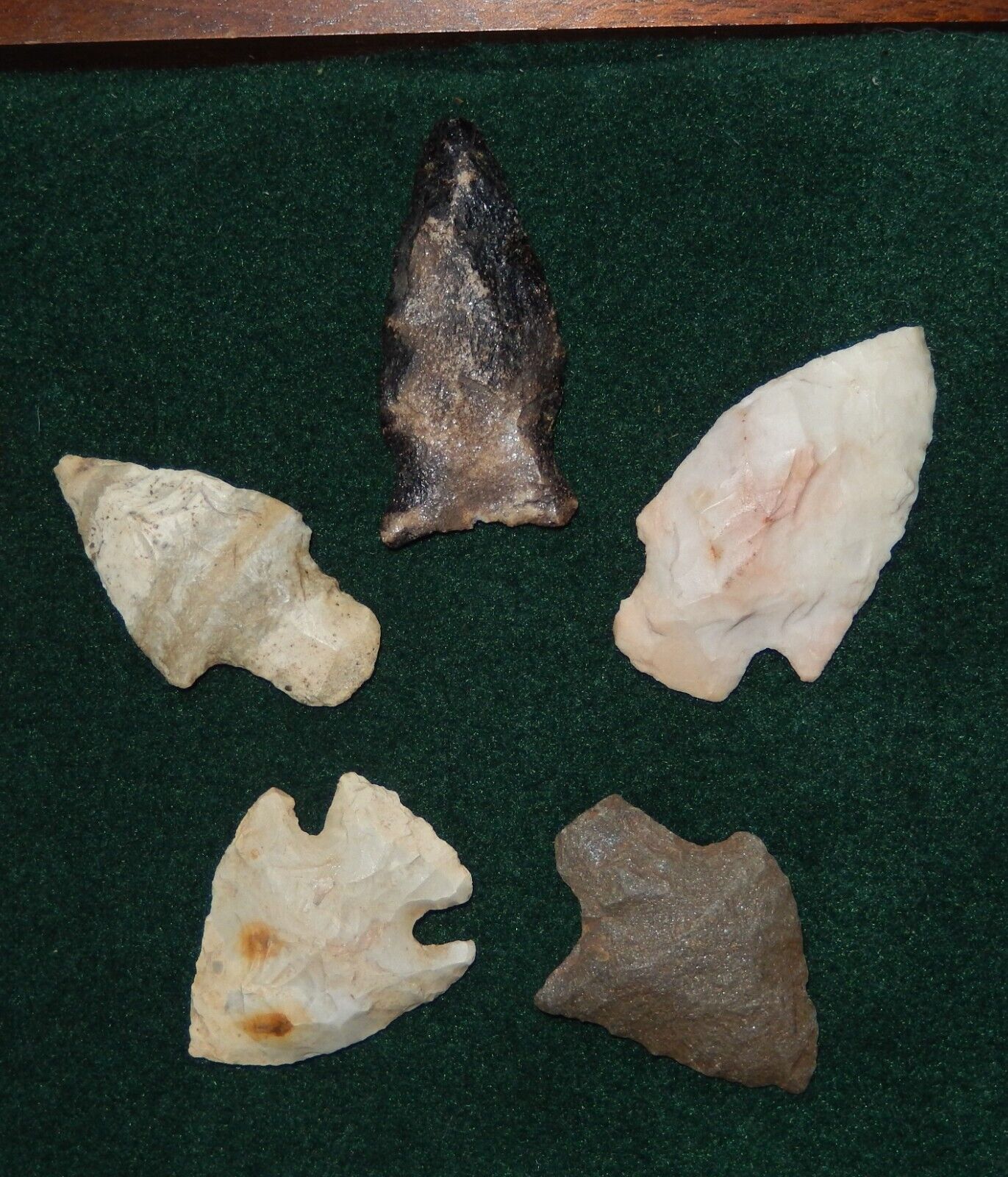 ***FIVE NICE AUTHENTIC POINTS FOUND IN ARKANSAS A6