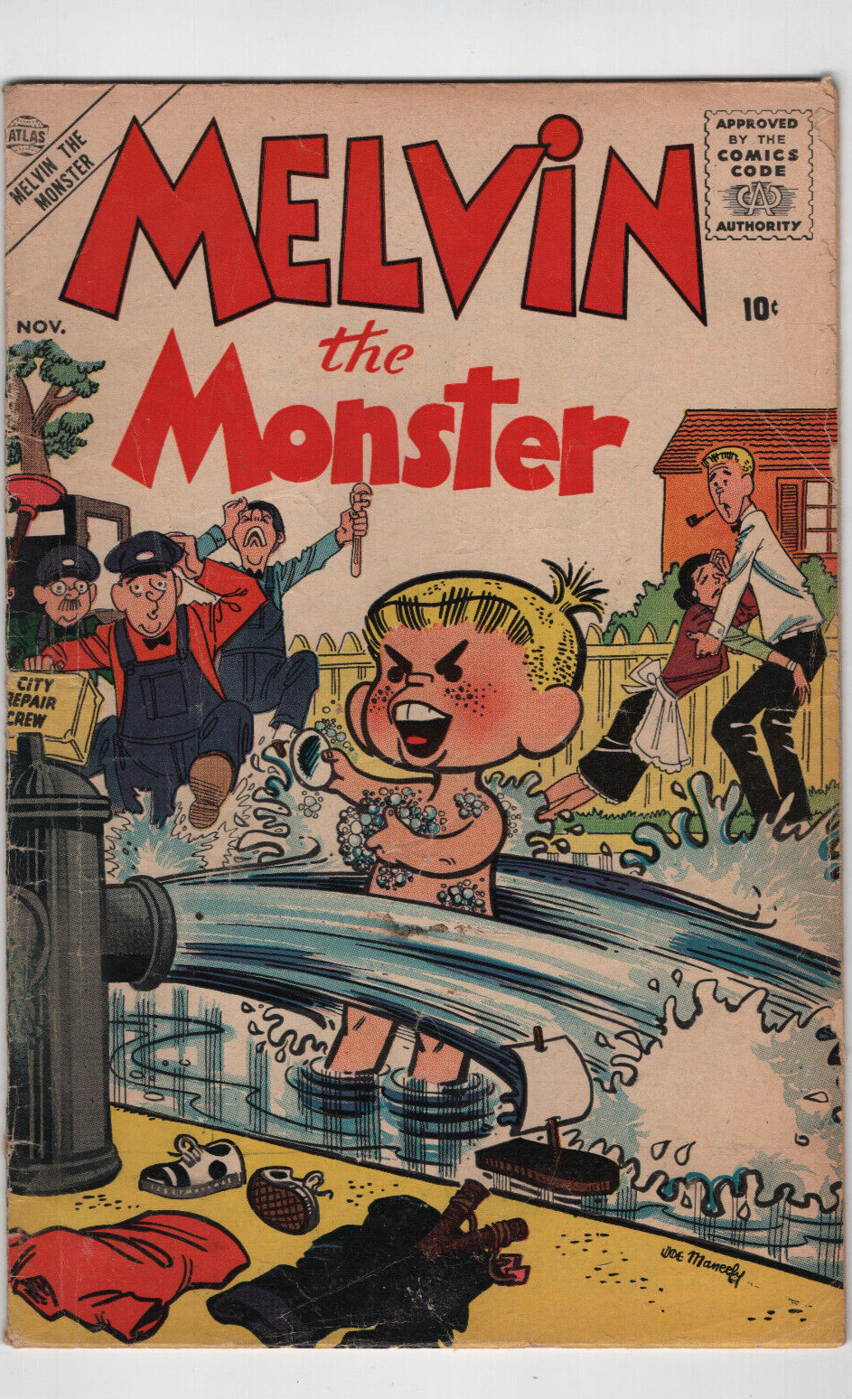 Melvin The Monster #3 Vol 1 1956 Silver Age Dennis the Menace Atlas Comics Book
