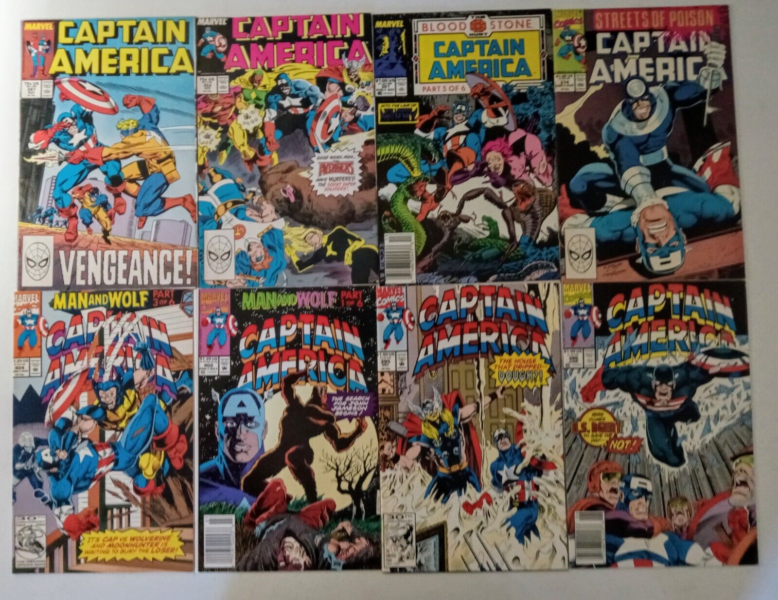 Marvel Comics Captain America and Daredevil Lot Of 19