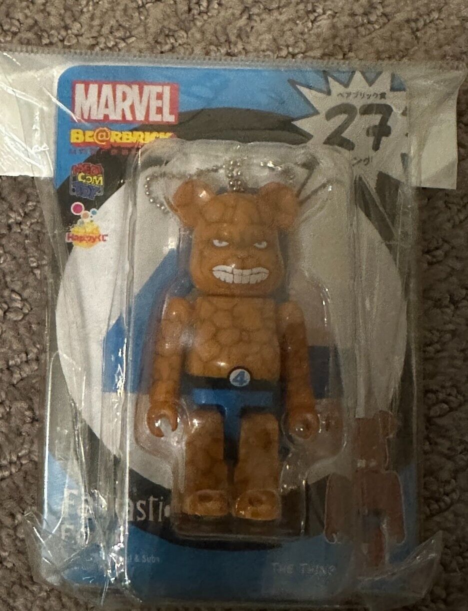 Rare The Thing Fantastic 4 100% Bearbrick Marvel figure