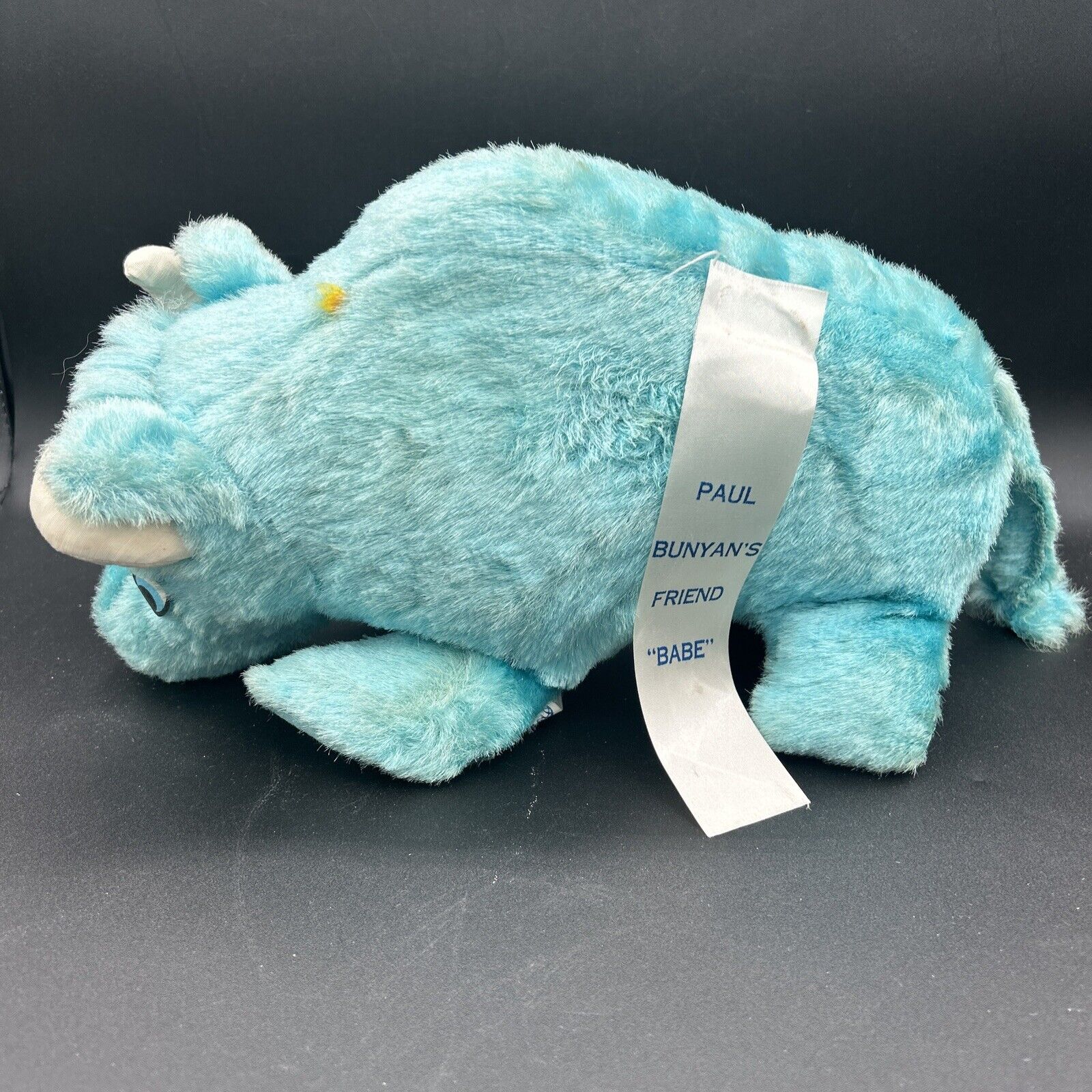Paul Bunyan Vintage Babe Blue Ox Stuffed Animal Rare Plush Toy Teddy Bear