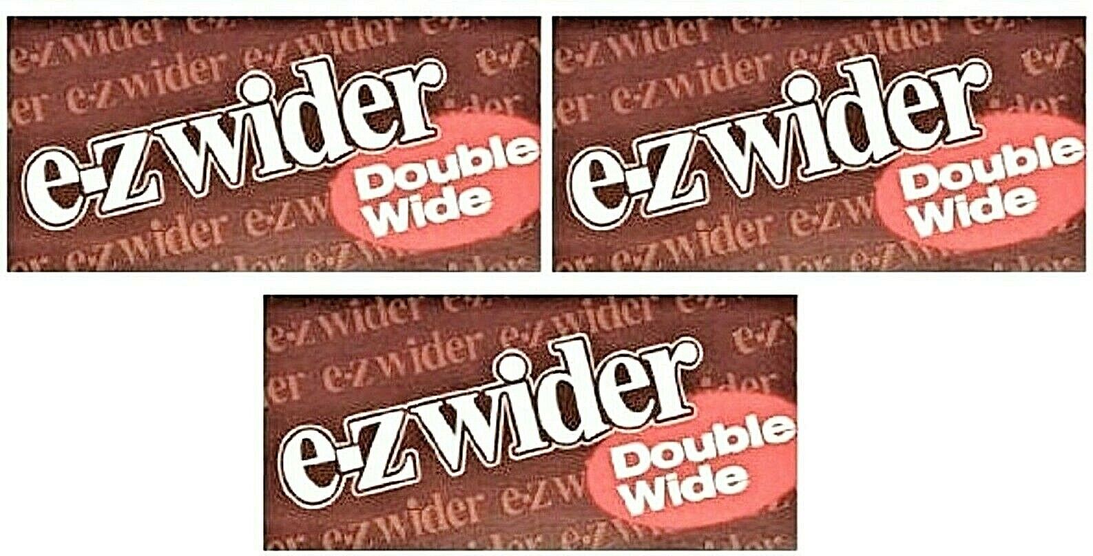 3x EZ Wider Rolling Papers Double Wide *AUTHENTIC* 3 Packs *FREE USA Shipping*