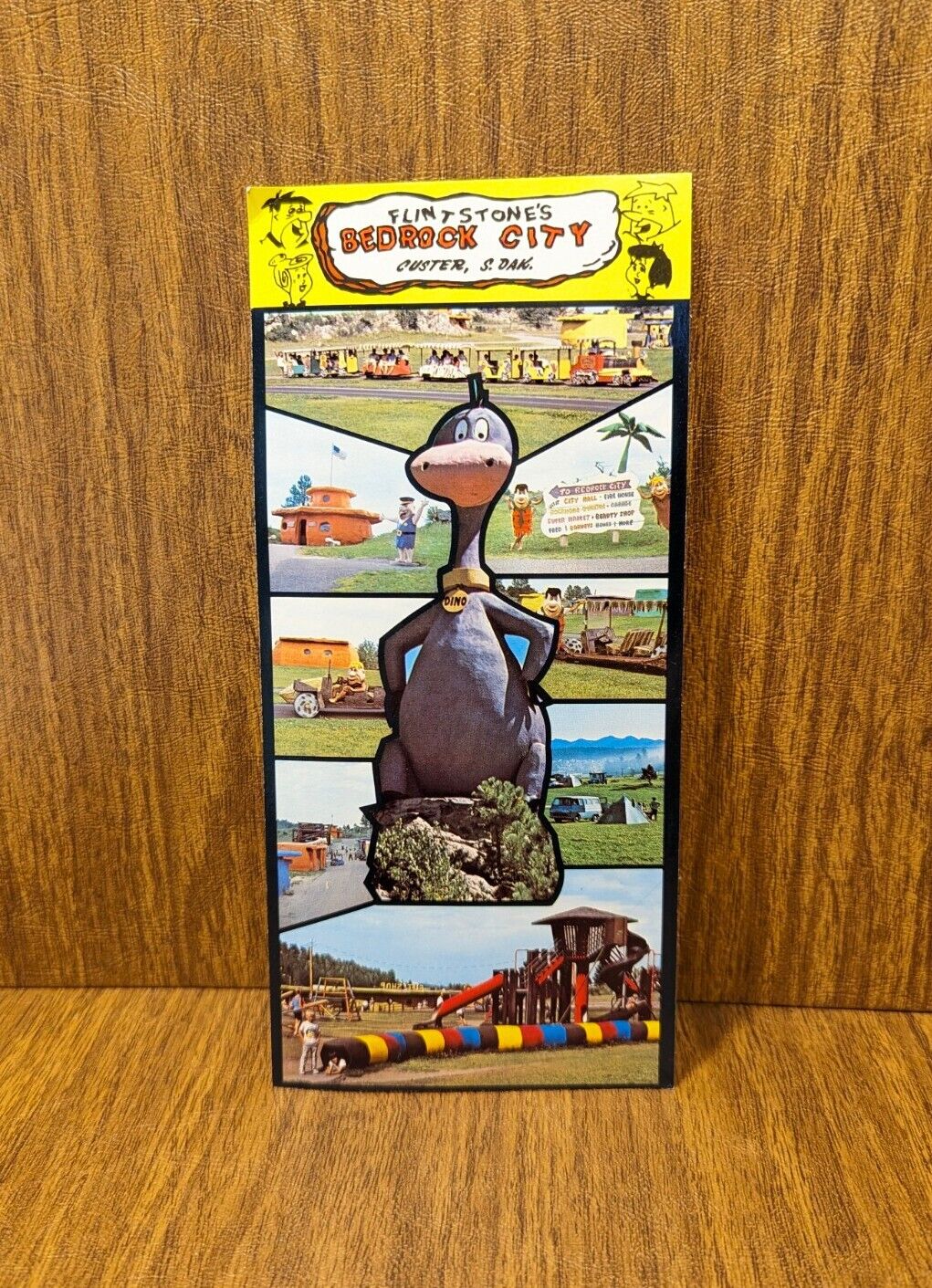 Flintstones Bedrock City Custer South Dakota Brochure Pamphlet