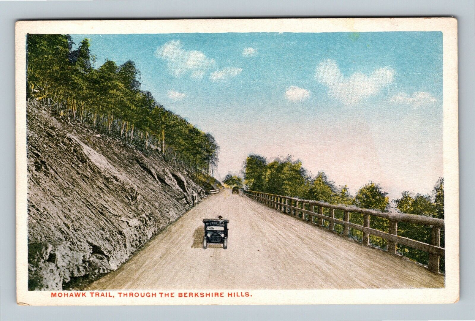Boston To NY, Mohawk Trail Berkshire Hills, Massachusetts c1925 Vintage Postcard