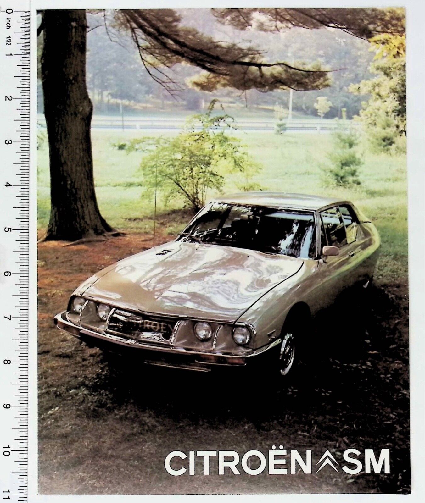 Vintage 1973 Citroen SM Maserati Car Brochure