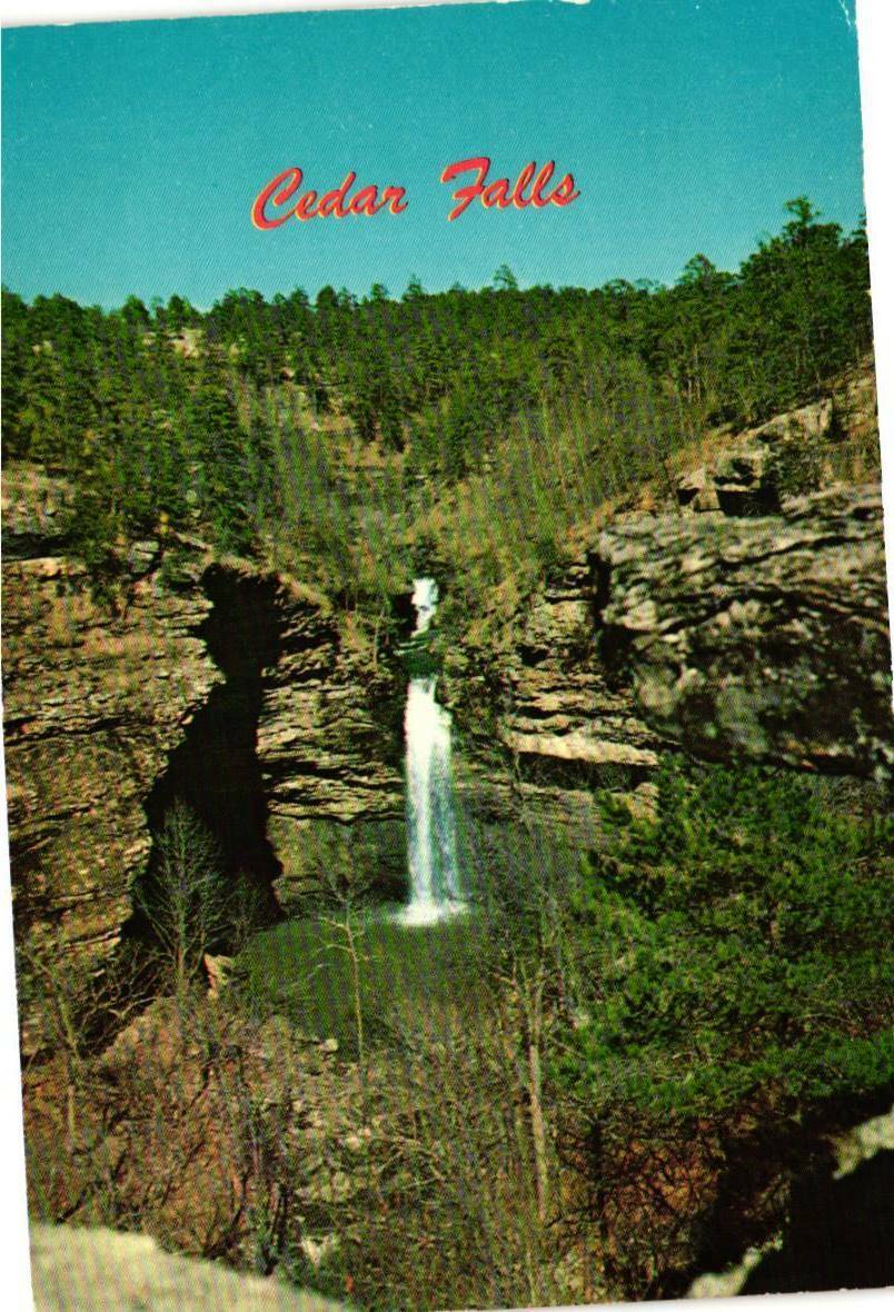 Cedar Falls Petit Jean State Park Arkansas Postcard