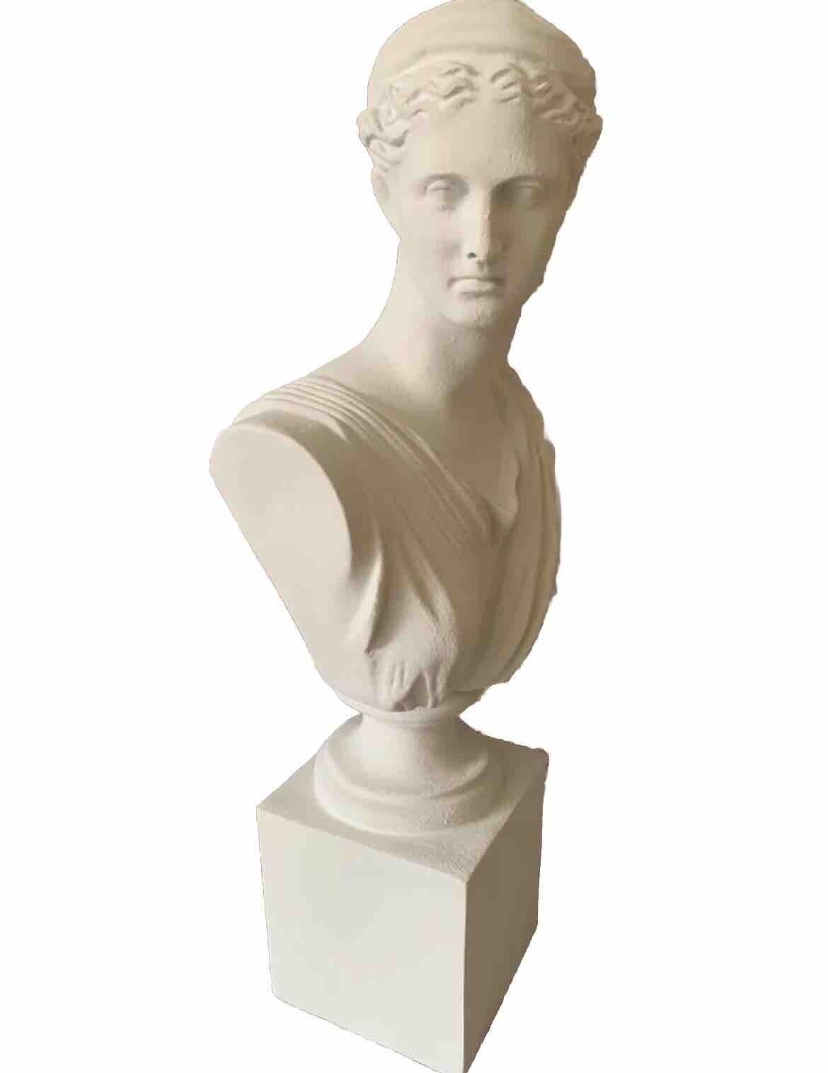 Greek Women Bust Statue Vintage Styled Size Large