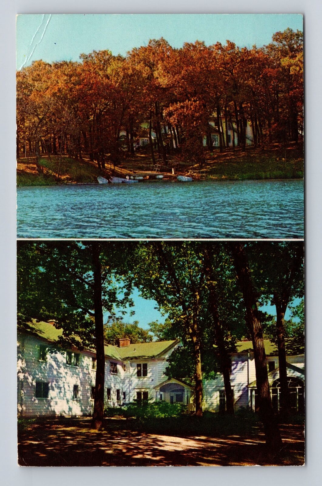 Oconomowoc WI-Wisconsin, Our Mother Of Perpetual Help Retreat Vintage Postcard