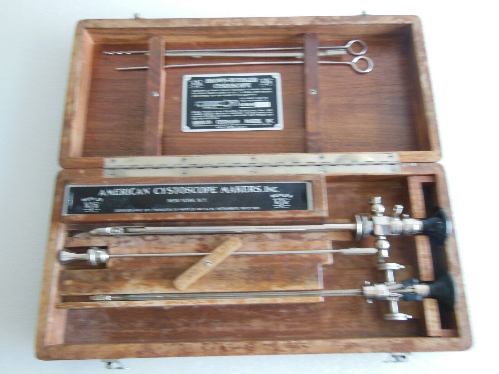 Vintage Antique American Cystoscope Makers Brown-Buerger 