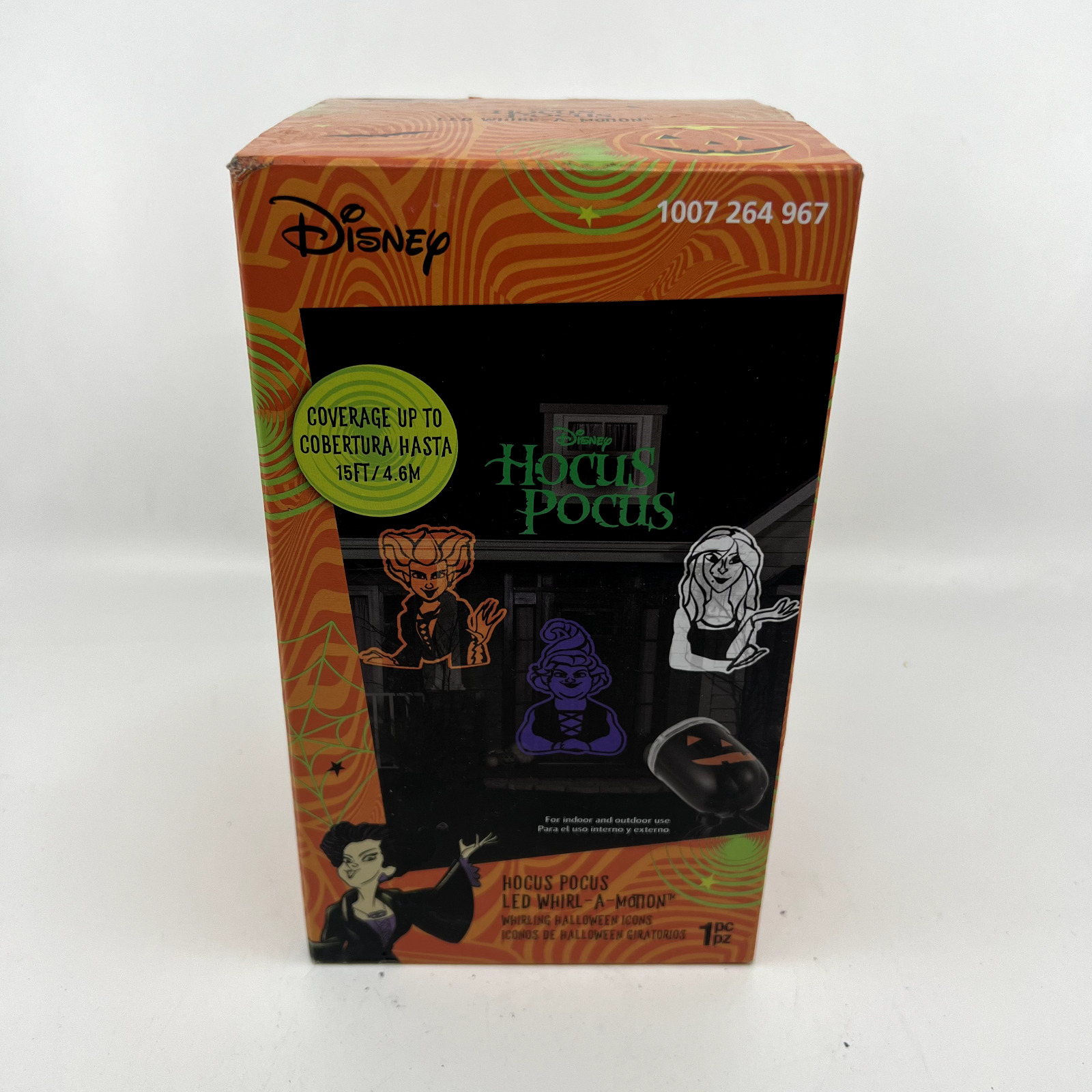 New Disney Hocus Pocus LED Light Show Whirl-A-Motion Projector Halloween