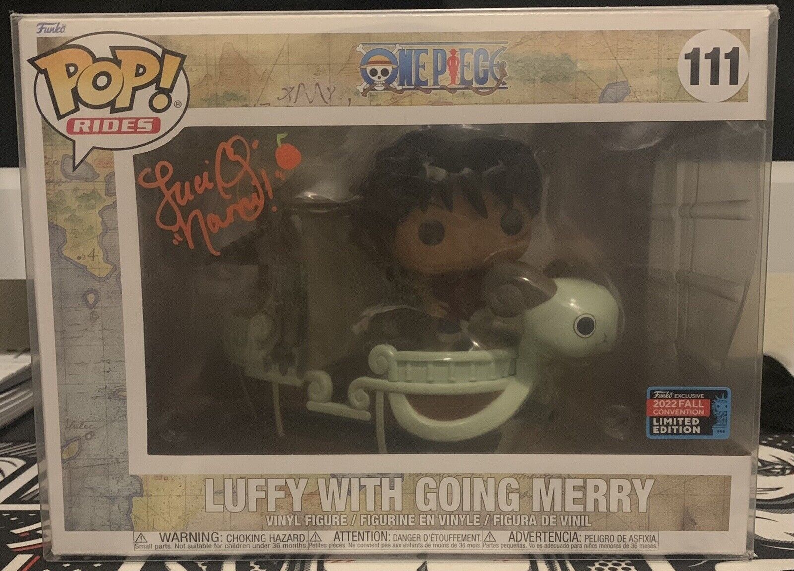 Funko Pop Going Merry Signed By Luci Christian w/ COA