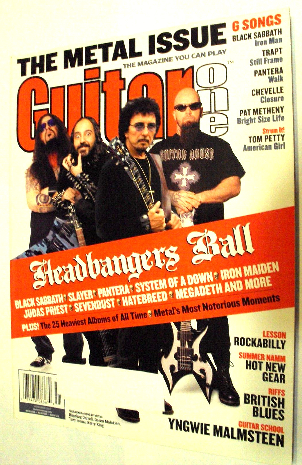 Guitar One Magazine November 2003 Headbangers Ball Slayer Pantera Judas Priest