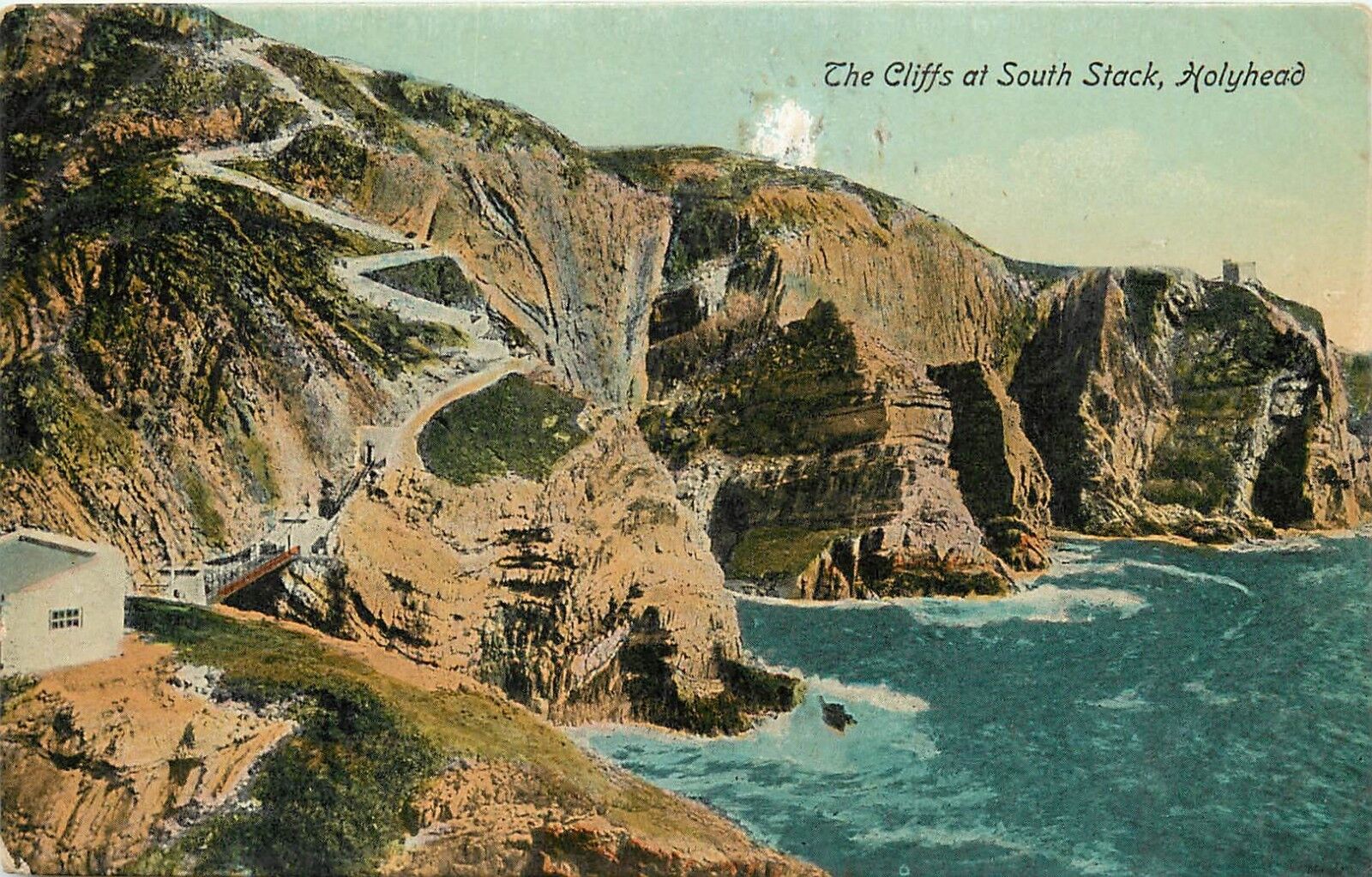 The Cliffs At South Stack Holy Head Isle Of Anglesey UK England Postcard