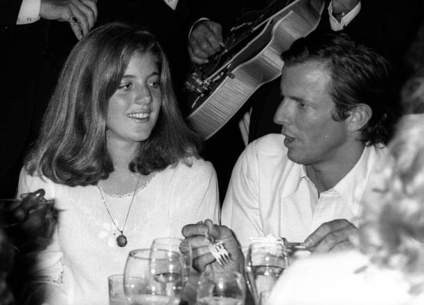 Caroline Kennedy and photographer Peter Beard at the screening par- Old Photo