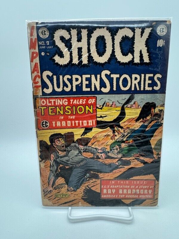 Shock SuspenStories #9 EC Comics 1953 Bagged & Boarded