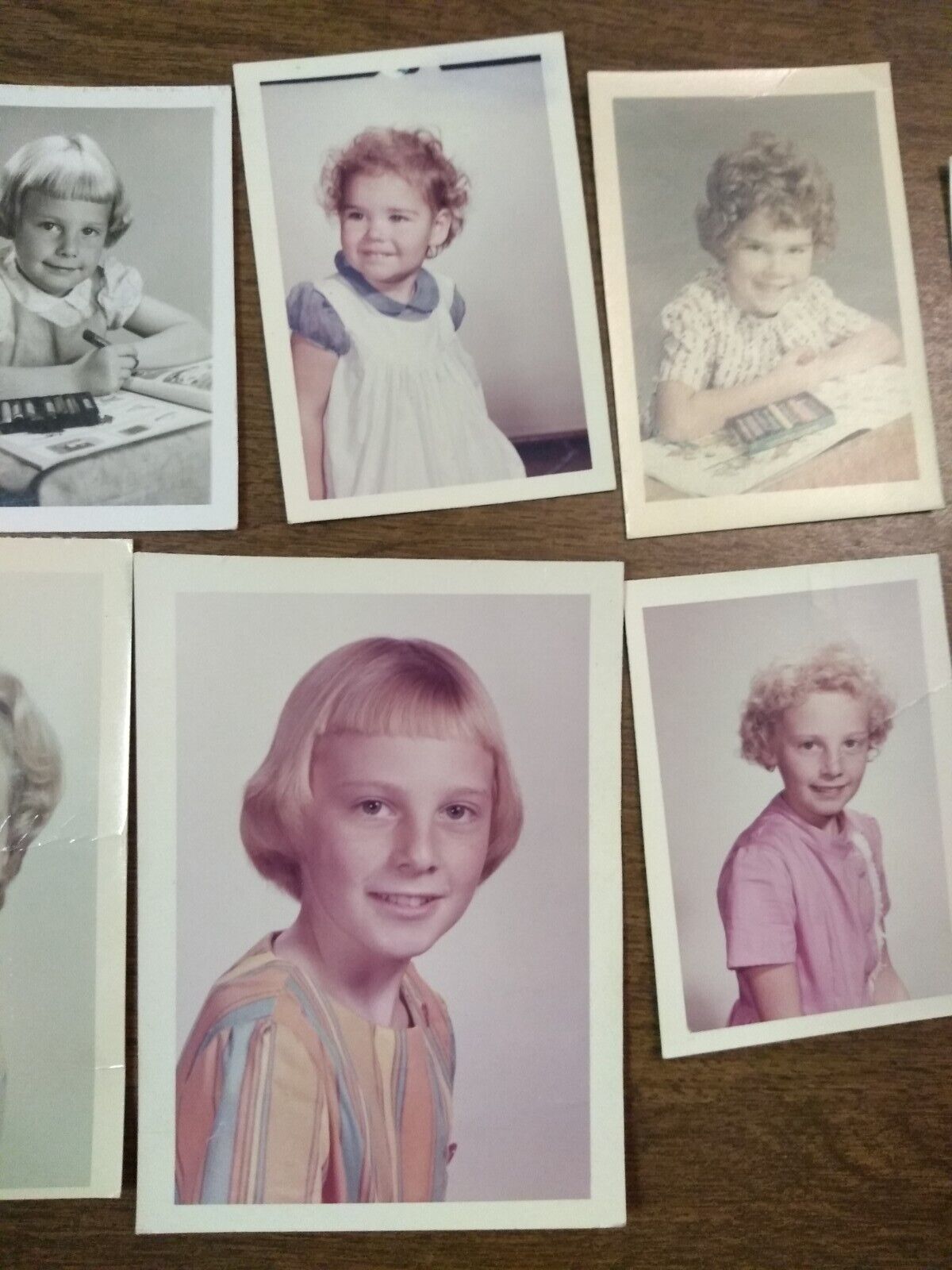 1960s Photos Girls Hairstyles School Pictures Lot Bangs Curls Etc 50s 60s
