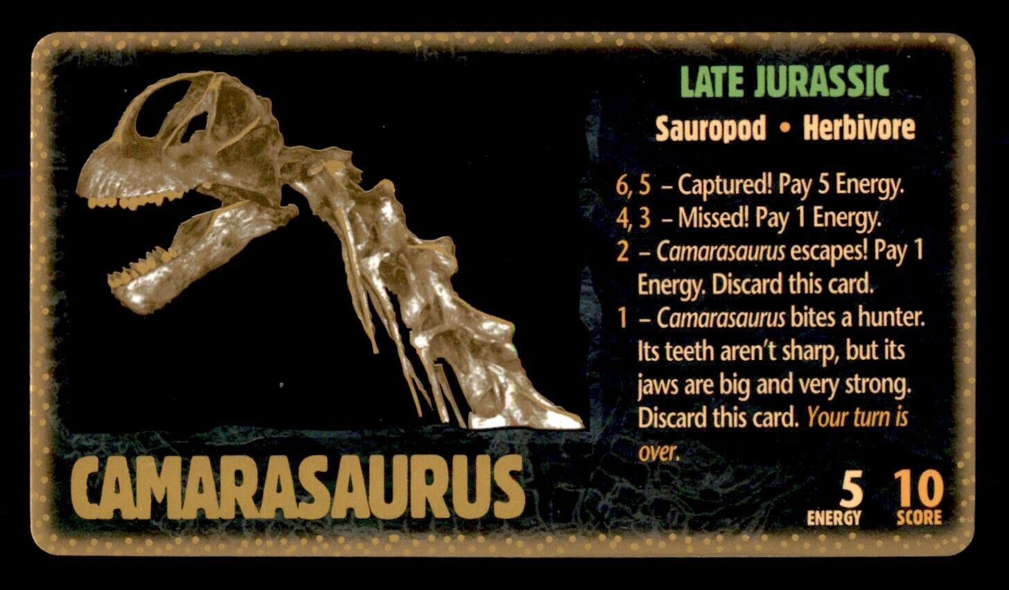 1996 Steve Jackson Games Dino Hunt Camarasaurus Foil Chase Card