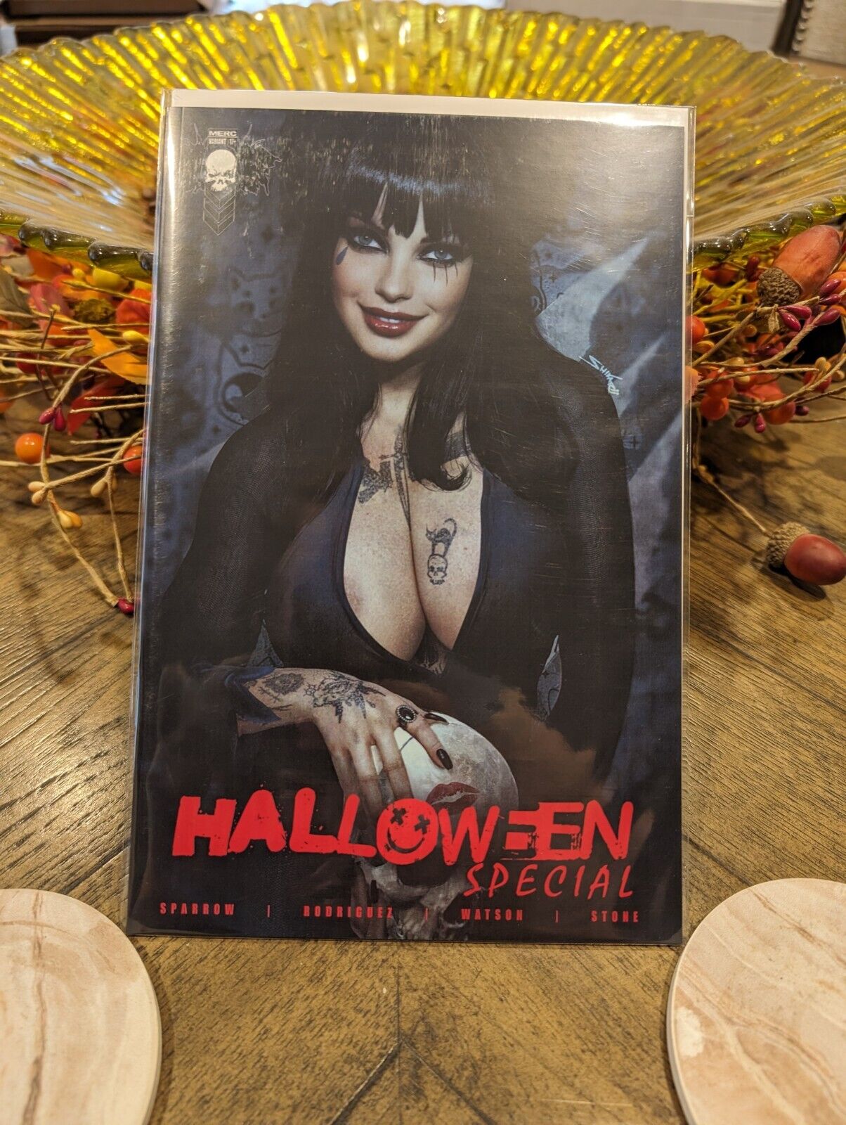 Merc Halloween Special (Elvira Mistress Dark) by Shikarii Nice Trade Variant