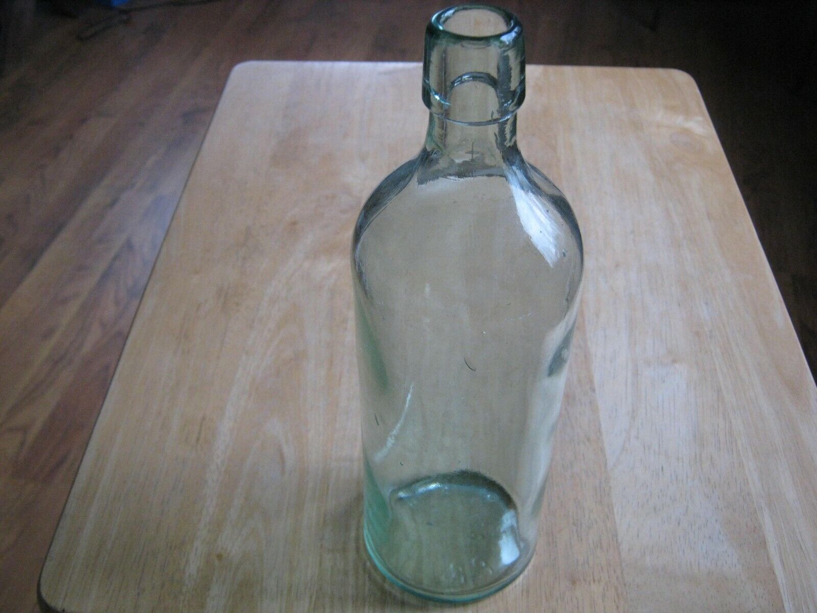Dr. S. B. H. & Co. Green Tint Medicine Bottle 9 1/4 inches tall