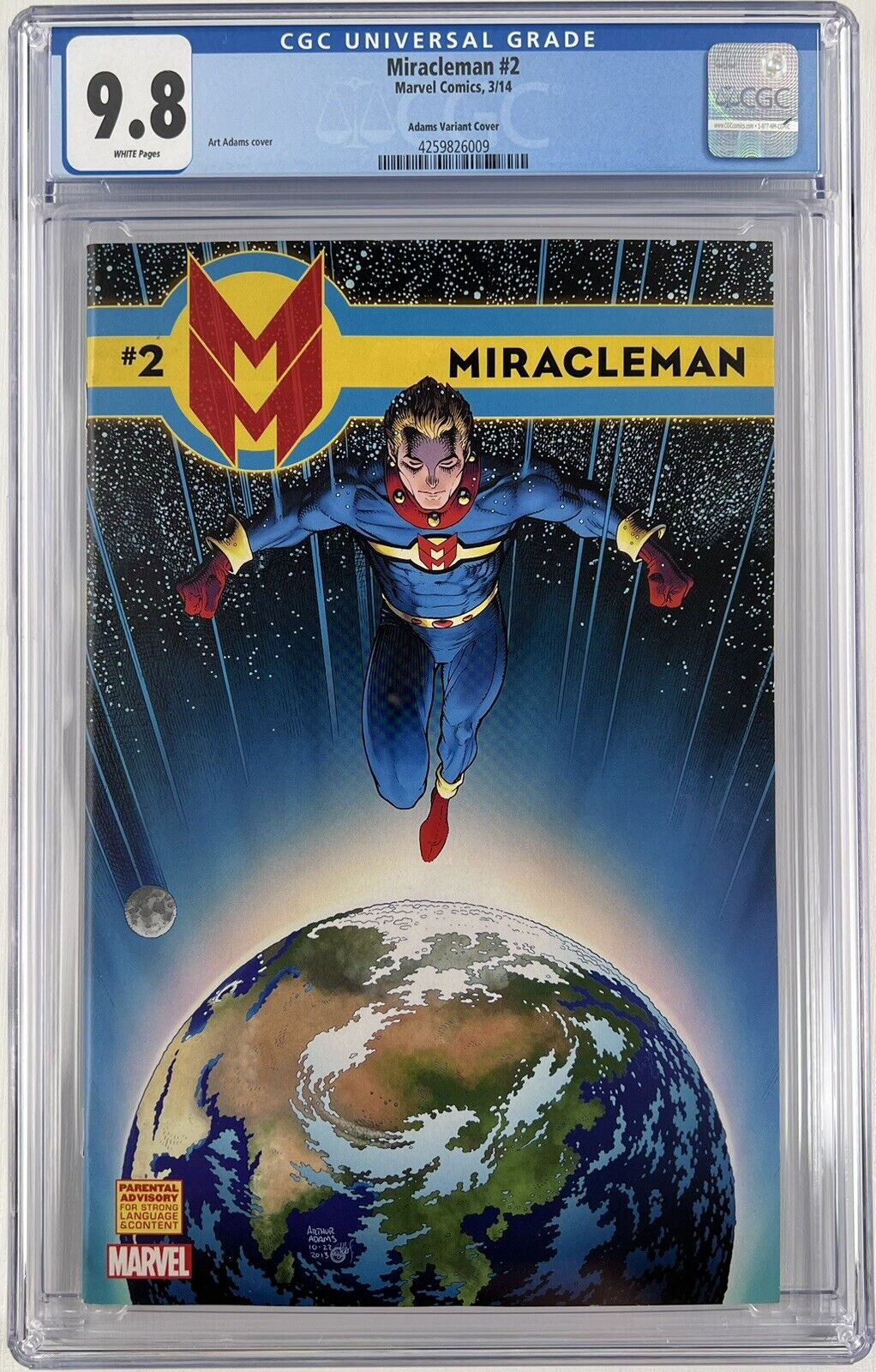 Miracleman (2014) # 2 Adams 1:75 Variant - CGC 9.8 1 Comic