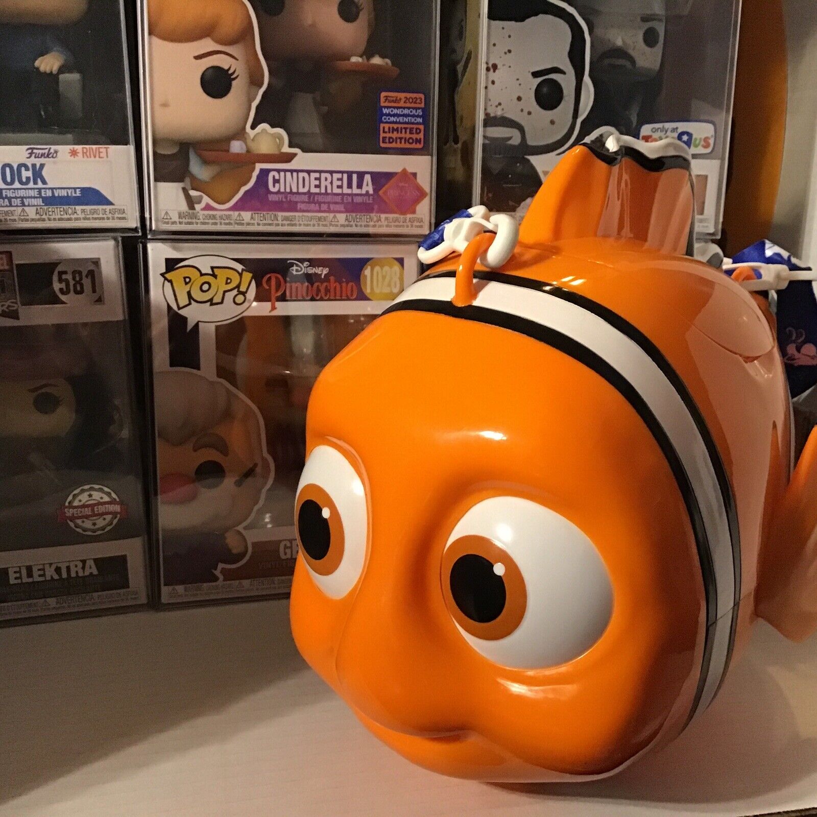 Tokyo Disneyland Limited Finding Nemo Popcorn Bucket TDL Used Excellent