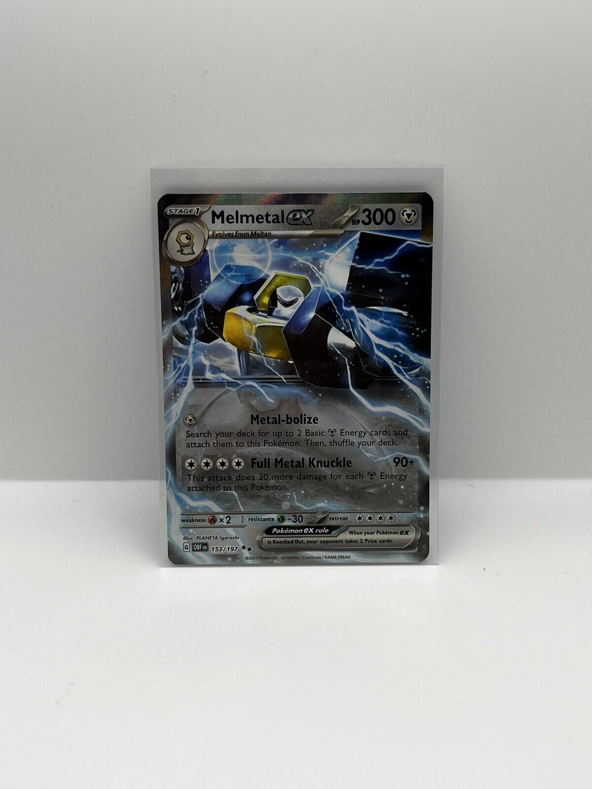 Melmetal ex- 153/197 - Obsidian Flames - Pokemon Card
