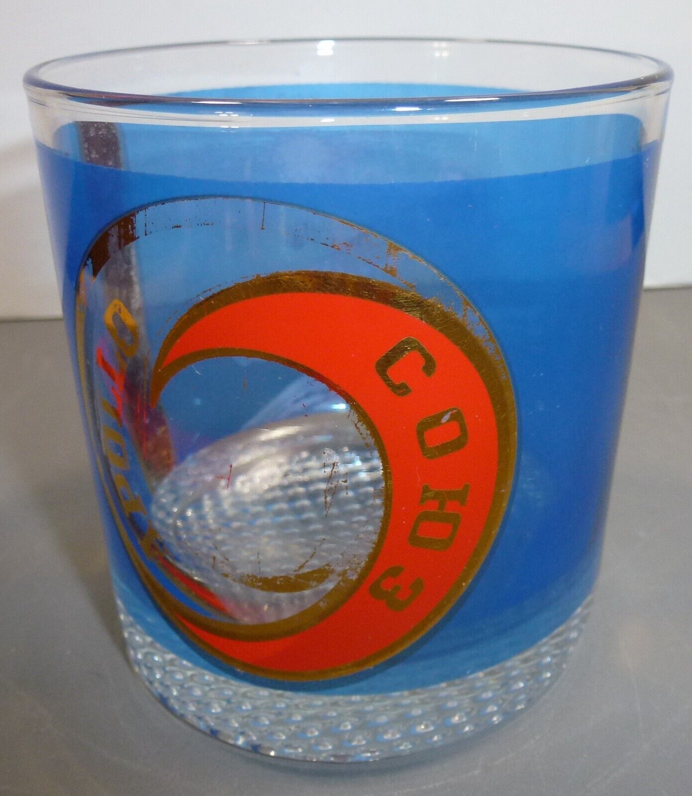 NASA Vintage Apollo COHO-3 Space Program Cocktail Glass, Unique & Rare
