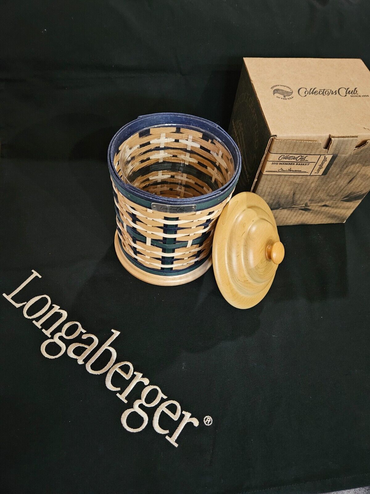 Longaberger 2013 Collectors Club Members Basket Set NEW IN BOX