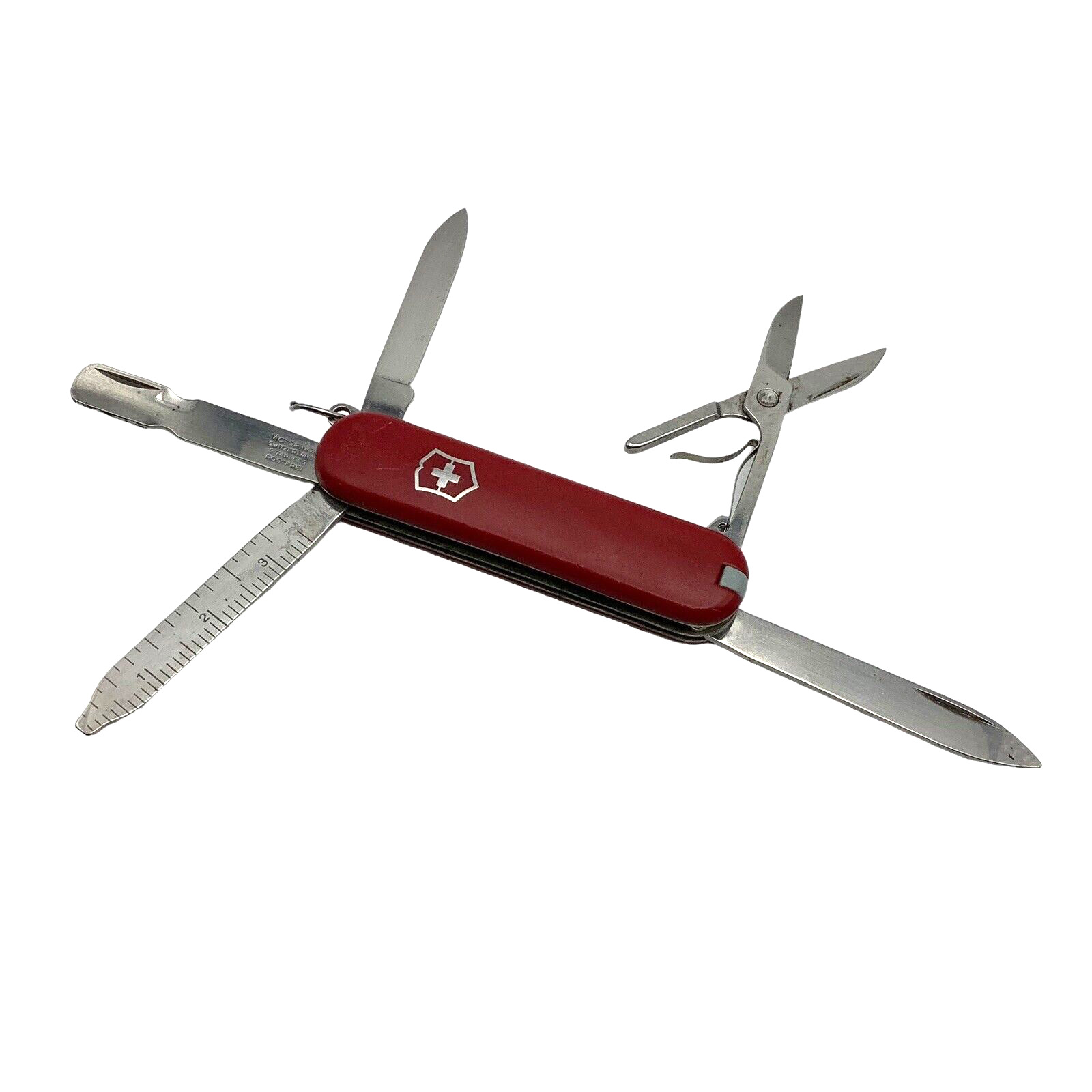 Victorinox Cavalier Swiss Army Multi-Tool Pocket Knife #53951 Discontinued Red