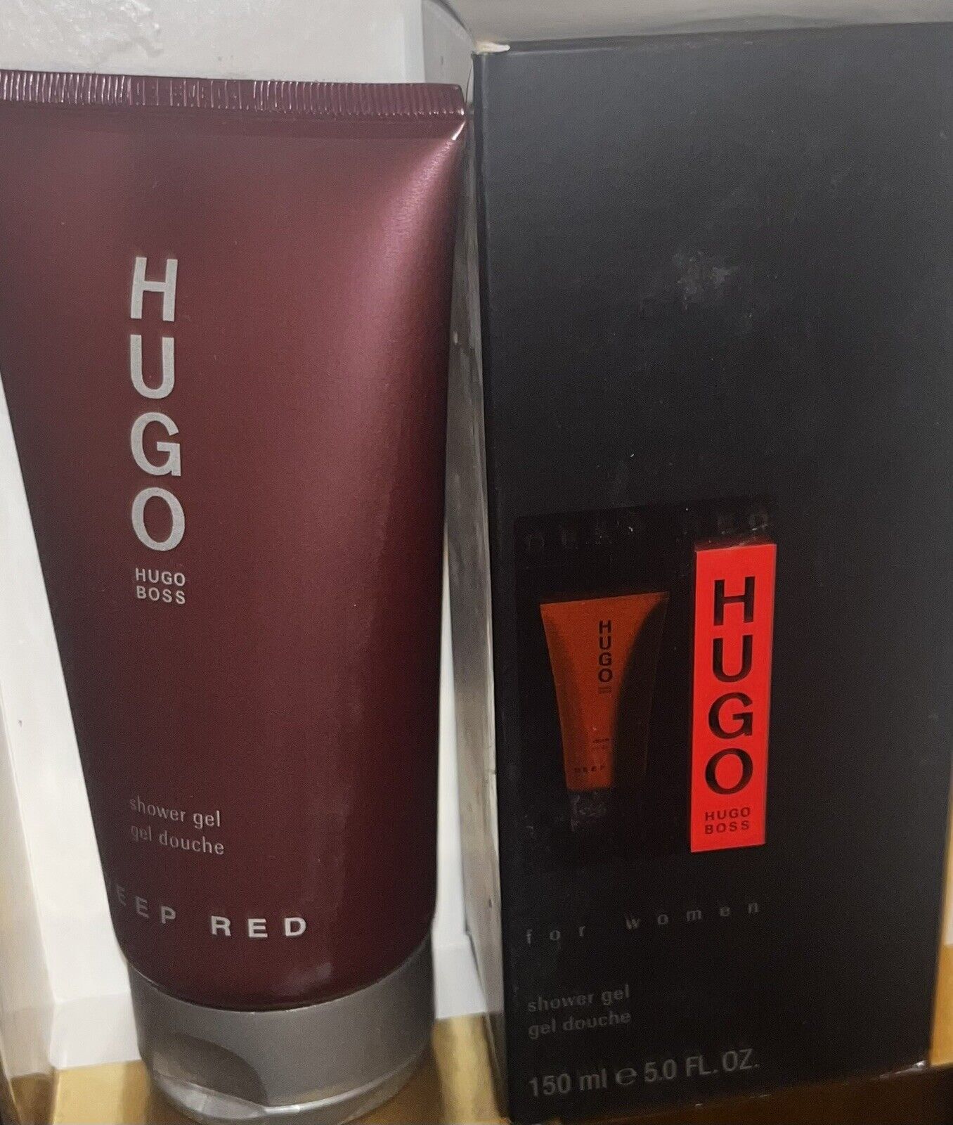 HUGO BOSS DEEP RED SHOWER GEL 5 OZ for WOMEN 